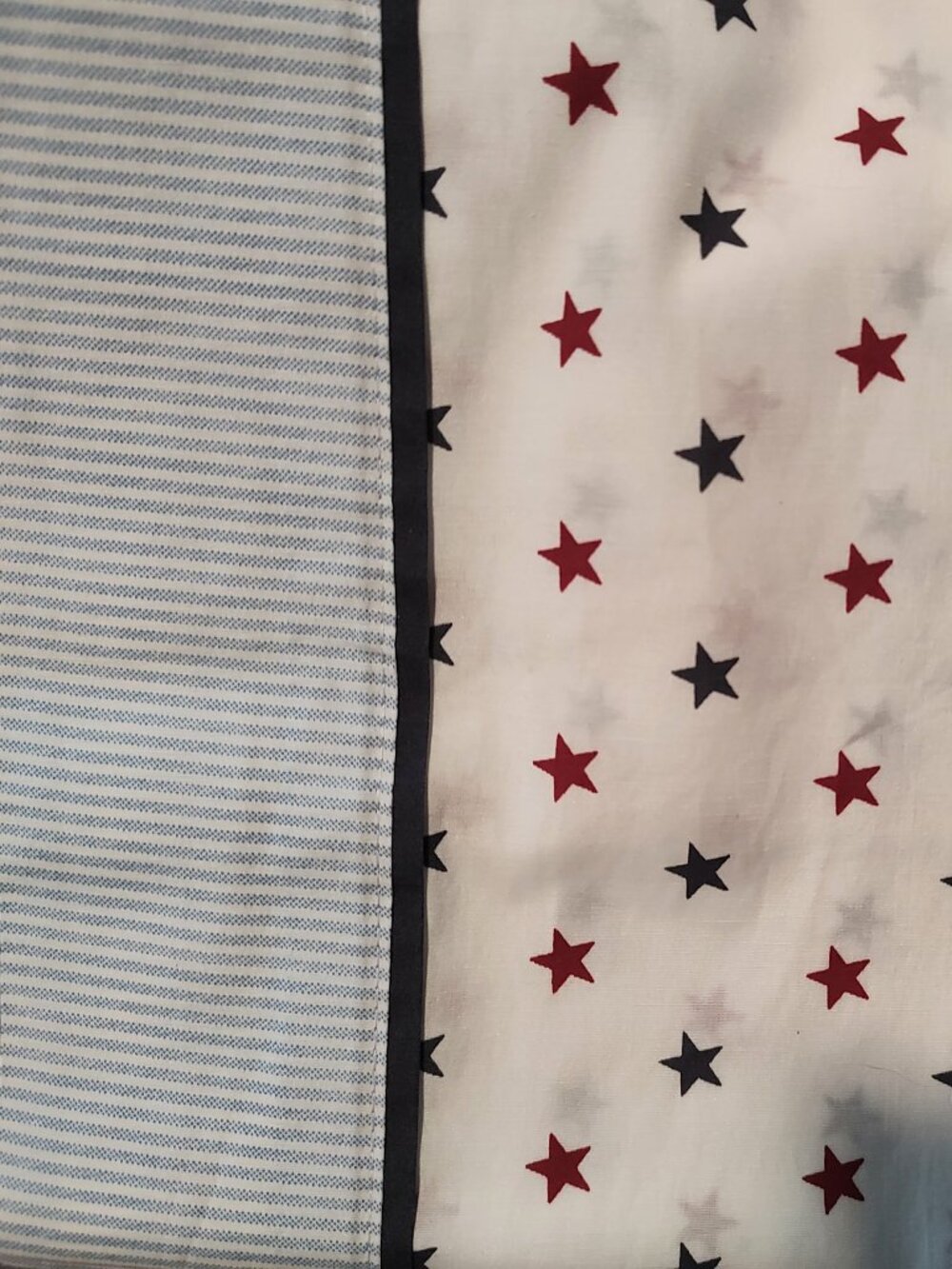 NWOT tags Tommy Hilfiger Twin Flat Sheet Stars Stripes